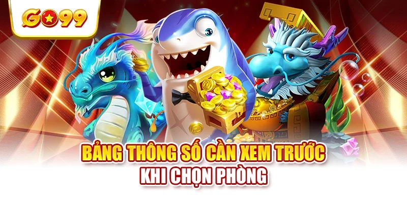 Bảng thông số cần xem trước khi chọn phòng Bảng thông số cần xem trước khi chọn phòng